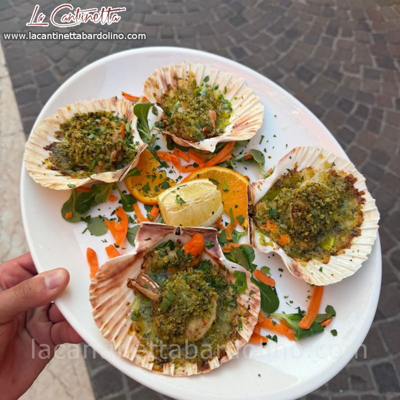 Capesante e Gamberi gratinati