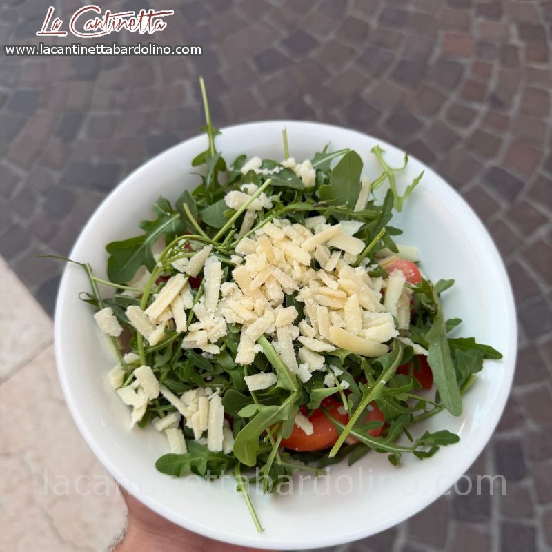 Insalata di Pomodoro, Rucola e Grana